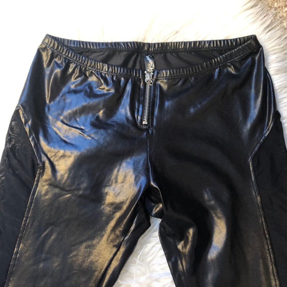 Lip Service Wet Look 4-Way Stretch Tight L